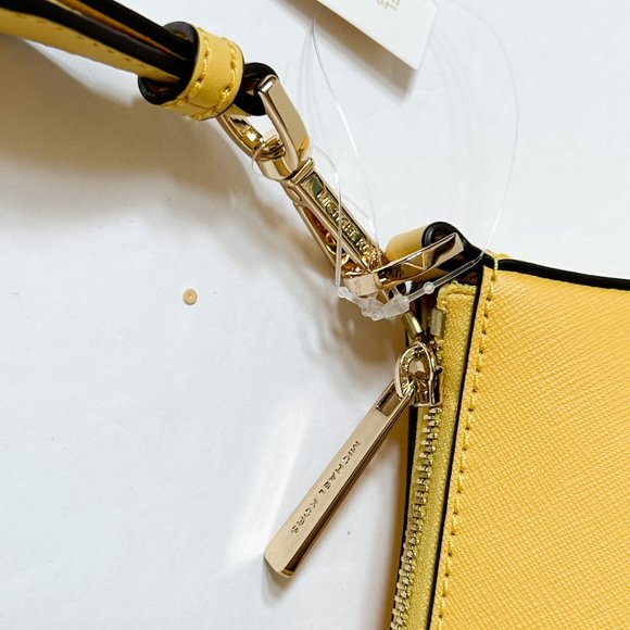 Michael Kors Jet Set Travel Small Crossbody Bag Teach Attached Daffodil - Picture 13 of 13